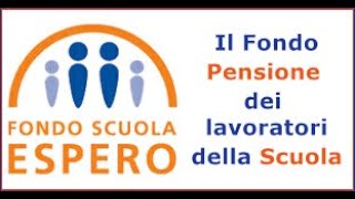 Perchè NON aderire ad ESPERO il fondo pensione della scuola [upl. by Nwahsak536]