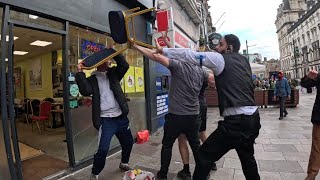 Cardiff Saturday Afternoon Hand Throwing Shenanigans [upl. by Tate]