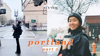 一路向北，波特蘭 pt2｜Downtown Portland｜Art Museum｜Powells Bookstore｜Afuri Ramen｜Voodoo Donuts｜北美俄勒岡州 [upl. by Brace]