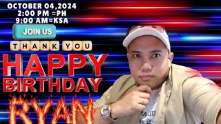 Promoting Mego RYAN DALIBA OFFICIAL BIRTHDAY GLS 1042024 [upl. by Fayre]