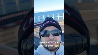 GO KARTS RACE TRACK ON A CRUISE SHIP 😲🛳️ [upl. by Jansen]