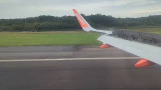 Excellent landing by EasyJet pilot at Nantes Atlantique Airport France Flight 3801 from Malpensa [upl. by Bob]