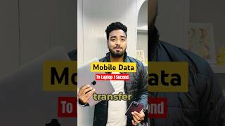 📱Mobile Data Transfer to Laptop in 1 second shorts tech trendingtech viralshorts [upl. by Henarat]