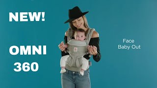 Ergobaby Omni 360 Ergonomic Baby Carrier  All Carry Positions  AllInOne [upl. by Bust387]