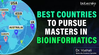 Best Countries To Pursue Masters in Bioinformatics [upl. by Apul570]