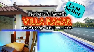 Villa Mawar  Villa modern mewah dan bersih  sewa villa puncak [upl. by Annahahs902]