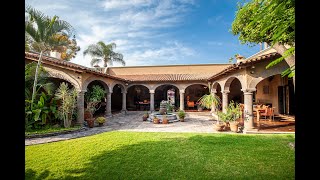 Luxury Hacienda  Casa de la Piña FOR SALE in Ajijic Mexico lakechapala [upl. by Latsyrc]