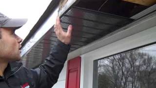 Installing Rafter Vents in Soffits [upl. by Assenahs]