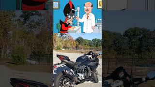 Cfmototime vs KawasakiUSA 450 VS 400 Very close call shorts bike bikelife memes [upl. by Ednew]