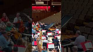 Grieg Piano Concerto in rehearsal with Stephen Hough and Philharmonia Orchestra [upl. by Enelec570]