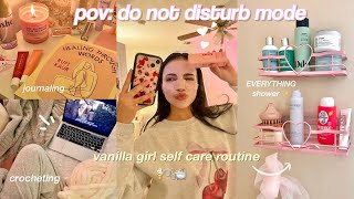 self care vlog 🫧🛁 skincare shower routine journaling  wellness [upl. by Olnton]