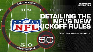 Detailing the NFLs NEW amp REVAMPED kickoff rules 🙌  SportsCenter [upl. by Eiboh502]