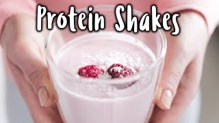 PROTEIN SHAKES ohne Eiweiß Pulver  3 Rezepte [upl. by Oenire]