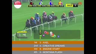 20240120  Race 9 Singapore Kranji Horse Racing Highlights  Pace88 Horse [upl. by Nade673]