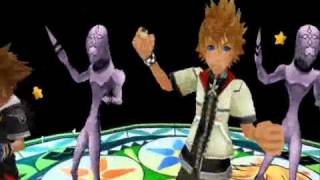 MMD Kingdom Hearts Newcomer Sora Roxas Axel Dusk Groovy Dancing [upl. by Callida977]