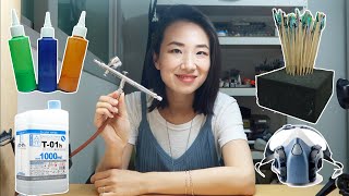 Airbrush Basics 01 Essential Setup Tools amp Paints [upl. by Munafo]