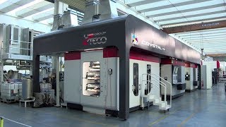 FLEXOGRAPHIC MACHINE  CRYSTAL  UTECO Flexo with high added value [upl. by Dnanidref]