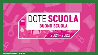 Dote scuolaBuono scuola video tutorial per la presentazione della domanda [upl. by Malena599]