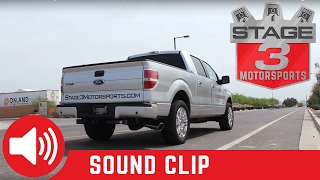 20112014 F150 EcoBoost MBRP Single Side Exit Exhaust Sound Clip [upl. by Ecinom244]