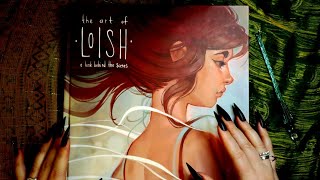 ASMR 📕 Book Tracing amp Page Turning for Relaxation ✨ The Art of Loish 💋 Whispering [upl. by Atnim]