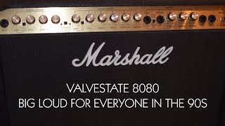 Marshall Valvestate 8080 Still a great Loud Guitar Amplifier [upl. by Dayle]