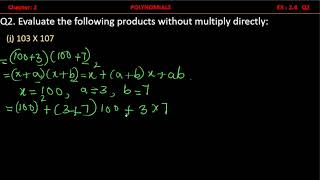 Polynomials class 9  class 9 maths polynomials ex 24  new ncert 202425 [upl. by Pinter]