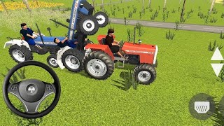 Indian Tractor Driving 3D Game  Tractor Wala Game  Nasir Khan [upl. by Cookie]