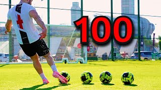 100 Free Kicks in 5min  Football ASMR Compilation [upl. by Akiaki]