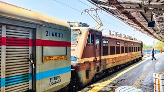 First LHB Run for 22160 Chennai  Mumbai Express  Departure from Chennai Central [upl. by Acker]