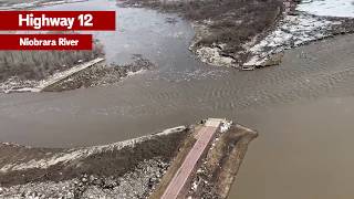 Historic Flooding  Niobrara River at Highway 12 [upl. by Mikiso]