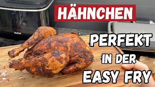 Ganzes Hähnchen aus der Heißluftfritteuse  welche Temperatur und wie lange [upl. by Snevets987]