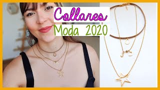 Cómo hacer 3 COLLARES 💟 Súper Fáciles  MODA 🌟 [upl. by Neelyk672]