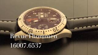 Revue Thommen 160076537 Airspeed Black Dial Watch [upl. by Atiuqahs848]