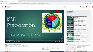 Video on a candidates request How to access all ISSB preparation videos ISSB preparation videos [upl. by Queri]