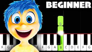 Bundle of Joy Inside Out  BEGINNER Piano Tutorial [upl. by Yerffej778]