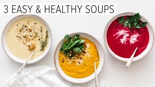 EASY amp HEALTHY SOUP RECIPES  vitamix soup recipes [upl. by Brier]