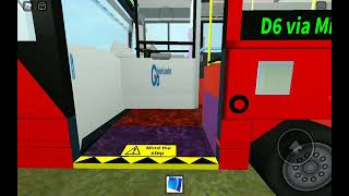 Roblox London And Docklands Bus Simulator Enviro 200 SN05 DZT Route D6 To Ash Grove [upl. by Analaf947]