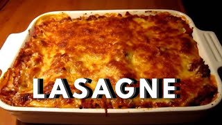 Lasagne à la bolognaise et au béchamel faite maison  Lasagnes traditionnelles  Recette  2 [upl. by Alexandre]