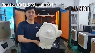 Emake 3D DLP 3D PrinterLarge Scale 4K Printing SizeDLP MegaLabs 1 3D Printer [upl. by Claudette17]