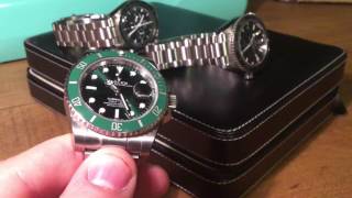 ROLEX vs OMEGA Is ROLEX worth the extra money compared to OMEGA Strap clasp amp bezel comparison [upl. by Loar]