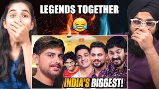 MR BEAST PARODY 🤑 Ft INDIAN CREATORS  CARRYMINATI  REACTION [upl. by Chaddie362]