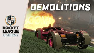 Rocket League® Academy  Demolitions [upl. by Amehsyt]