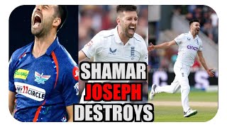 Shamar Joseph DESTROYS Trent Bridge Roof England vs West Indies [upl. by Albion]