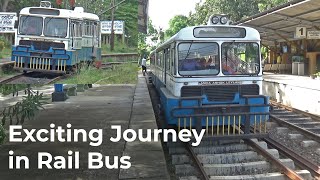 Awesome and Cute Rail Bus Made in Sri Lanka [upl. by Akeim171]