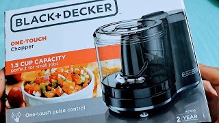 Unboxing Picador Alimentos Black amp Decker  Chopper one touch [upl. by Frankie]