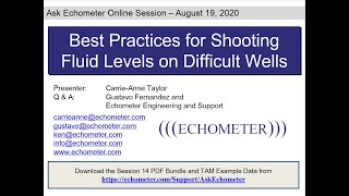 Ask Echometer Session 14 Aug 19 2020 Best Practices [upl. by Godred]