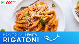 How To Make RIGATONI PASTA At Home  TasteBuddiez [upl. by Asseniv194]