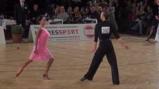 Austrian Open 2012  World Open LAT  solo Rumba  Andrey Kiselev amp Anastasia Balaeva [upl. by Aneem]