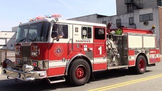 Hackensack Fire Department Engine 1 Responding 9417 [upl. by Stuppy]