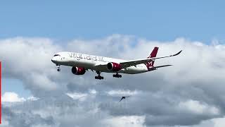 A Virgin Atlantic flight from Orlando makes an emergency landing at Edinburgh Airport [upl. by Ly570]